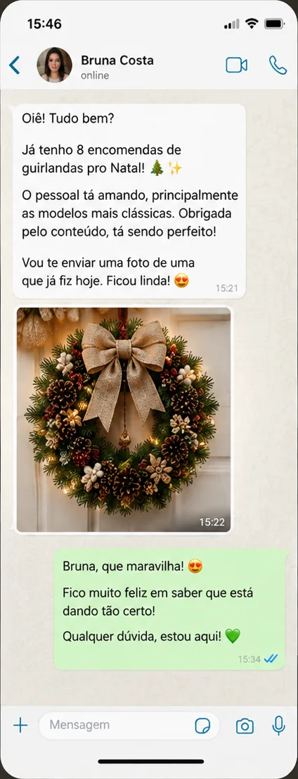 Foto da conversa original